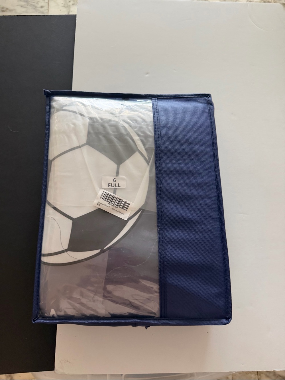 Full Size Soccer-Themed Bed Sheet Set – Sports Bedding